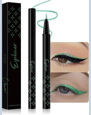 Color 24HR Eyeliner Pencil Liquid High Pigment Long-Wearing Pen New Green